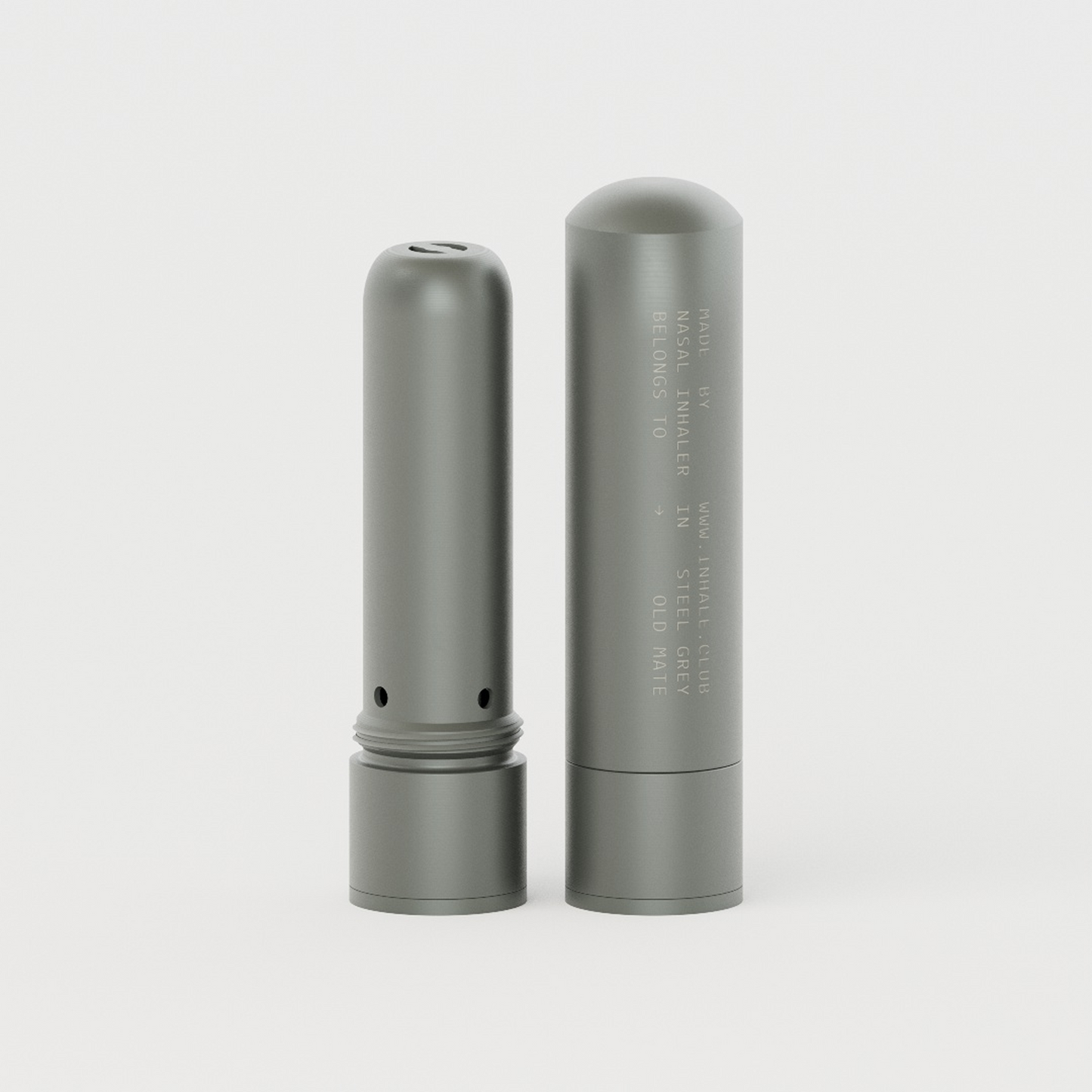 Steel Grey Nasal Inhaler
