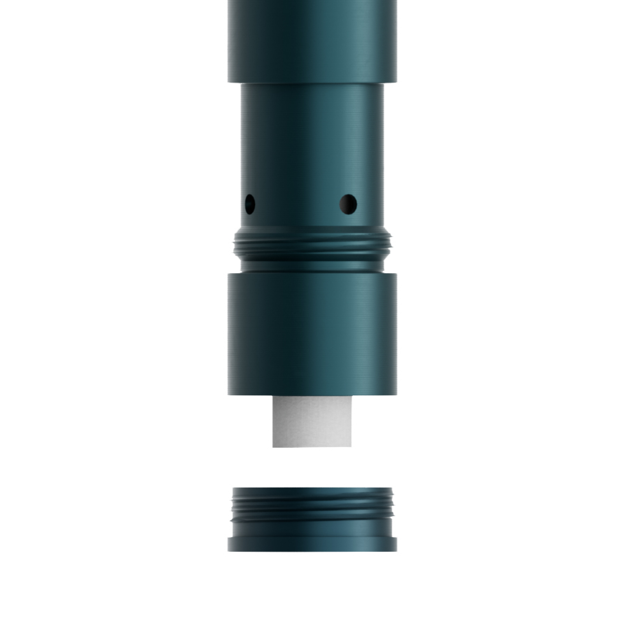 Refillable Aluminium Nasal Inhaler (Midnight Blue)