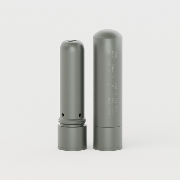 Steel Grey Nasal Inhaler