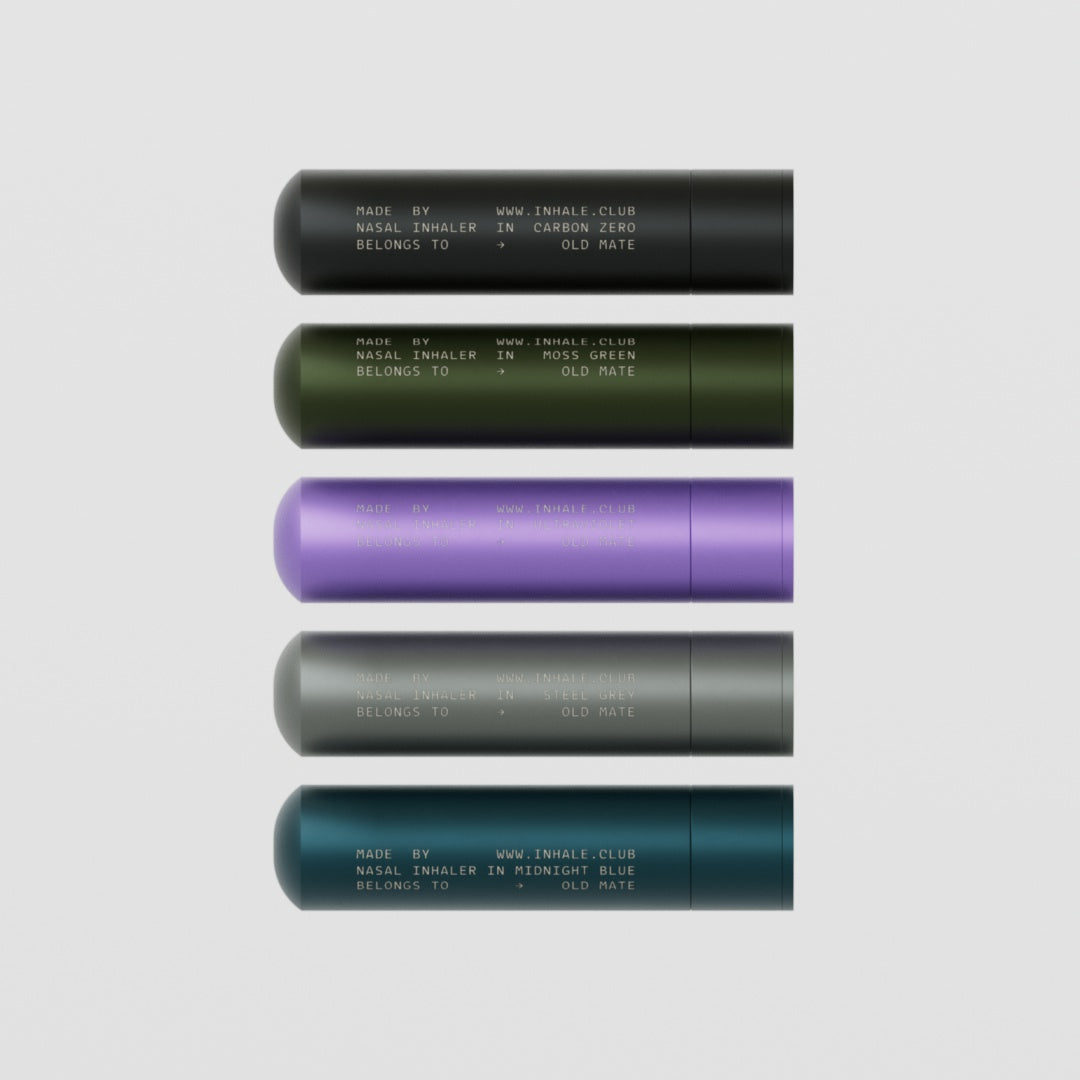 Refillable Aluminium Nasal Inhaler